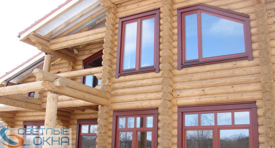 Пластиковые окна в деревянном доме: особенности установки